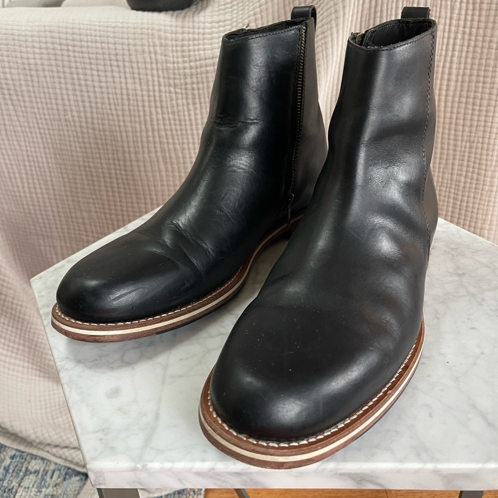 Helm Black Leather Pablo Boot